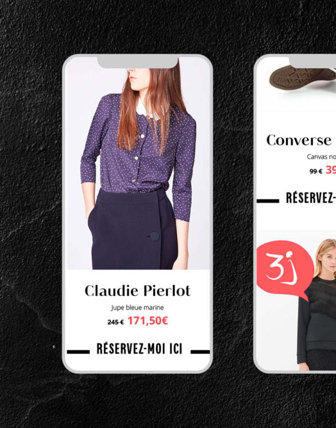 Direction Artistique Mini-site 3J - galeries lafayette