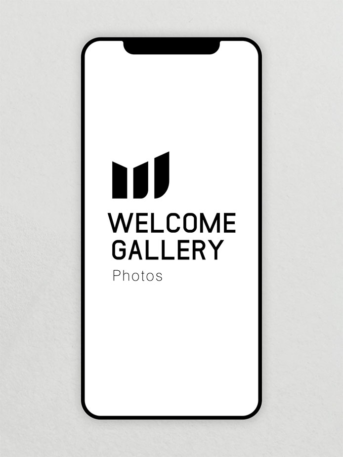 Identité visuelle Welcome Gallery