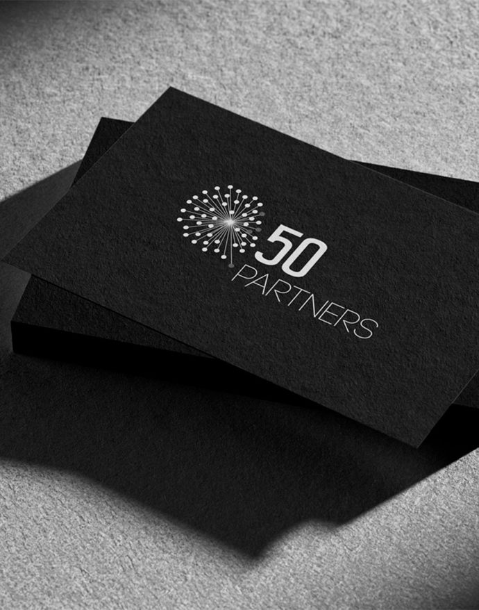 Identité visuelle, branding 50 Partners