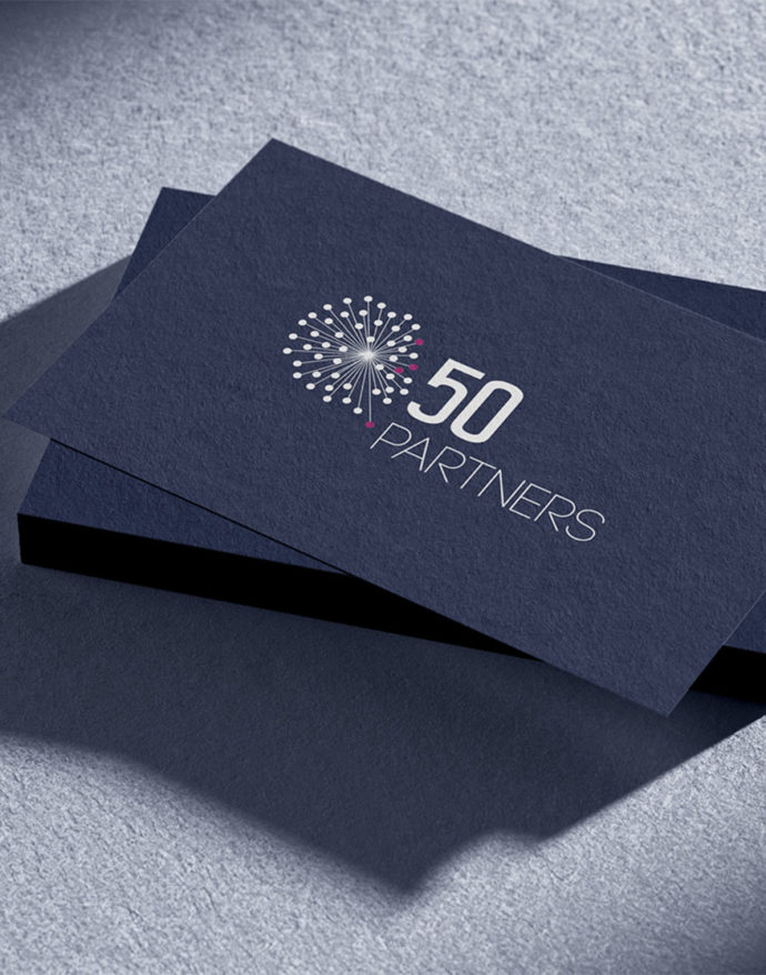 Identité visuelle, branding 50 Partners