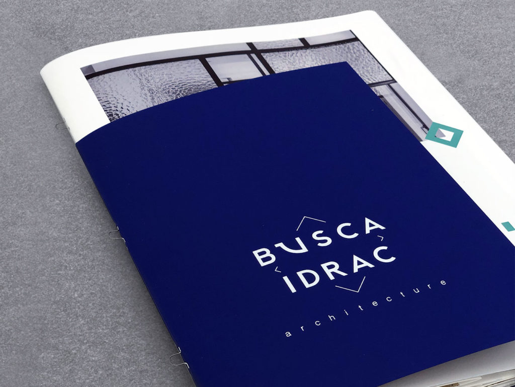 Identité visuelle, branding, direction artistique éditions Busca Idrac Architecture