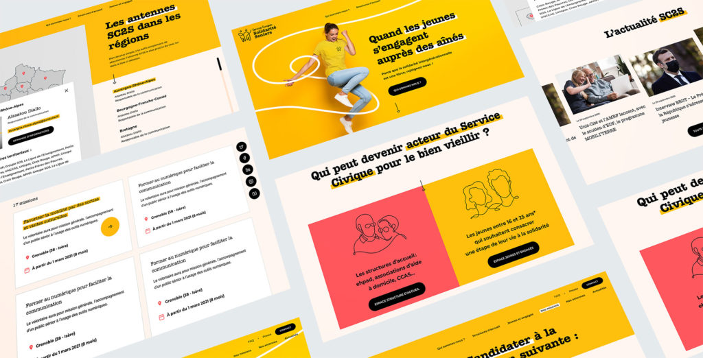 Direction Artistique, UX Design SC Solidarité Séniors