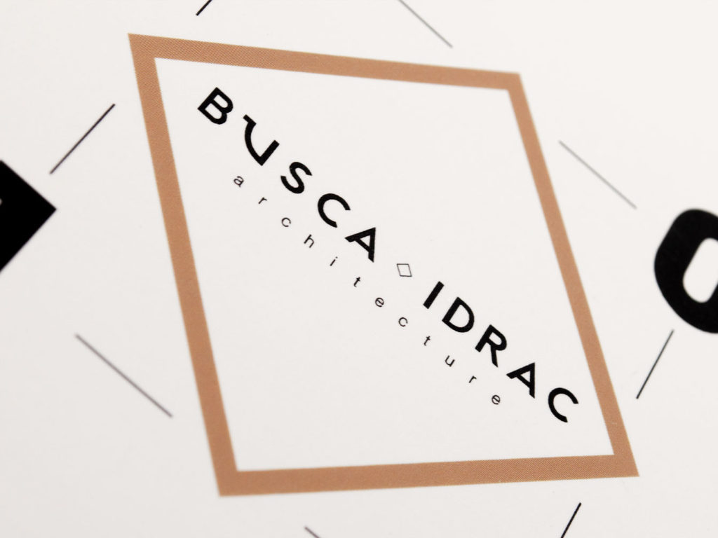 Direction Artistique - Carte de voeux Busca Idrac Architecture