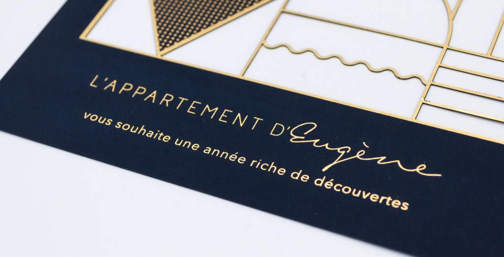 Direction Artistique - Carte de voeux Appartement d'Eugène