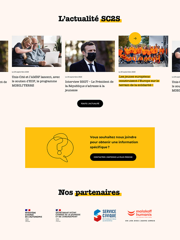 Direction Artistique, UX Design SC Solidarité Séniors