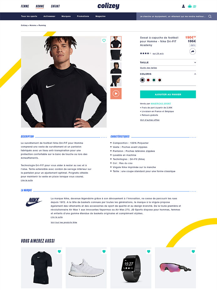 UX Design & Direction Artistique pour la Marketplace Colizey