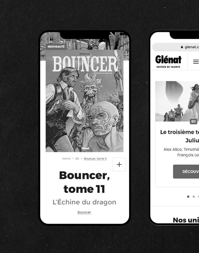 Direction Artistique, UX Design - Editions Glénat