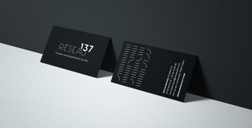 Identité visuelle, branding, Direction Artistique Réseau 137