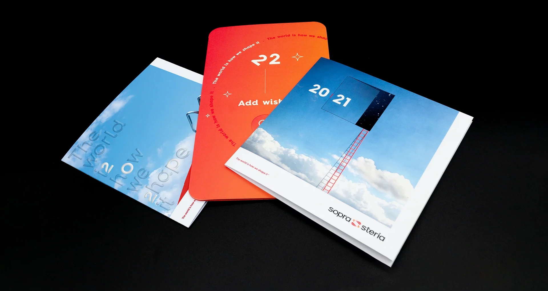 cartes de voeux sopra steria edition papier