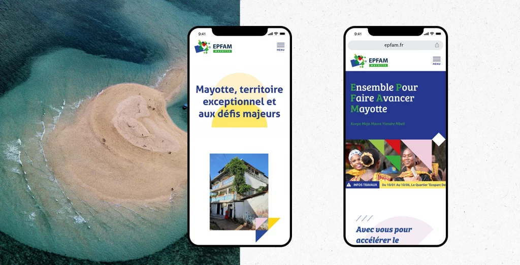 Plateforme de marque, Direction Artistique, Identité visuelle - EPFA Mayotte